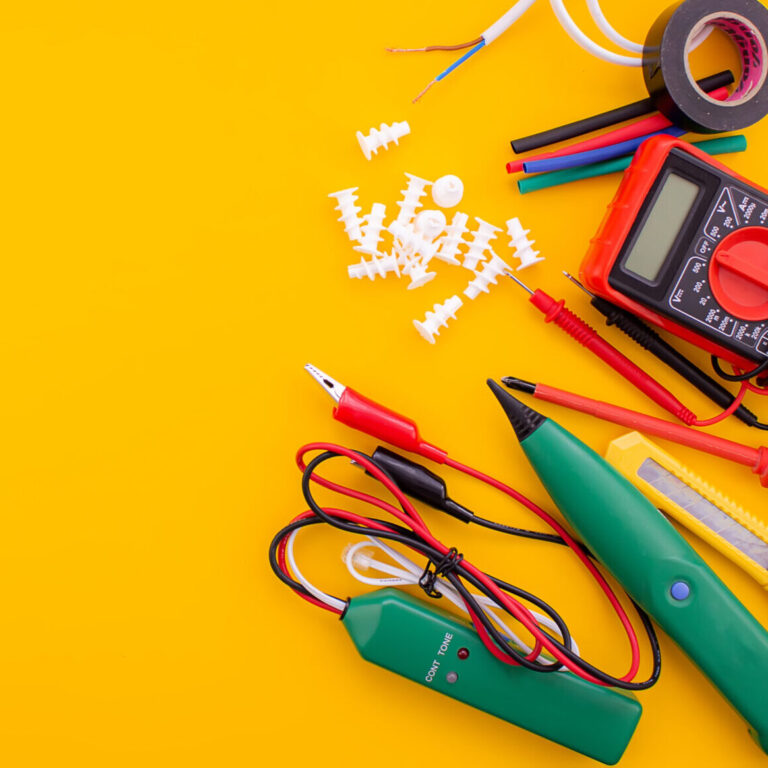 electrical tools for repairing electricians in the house.