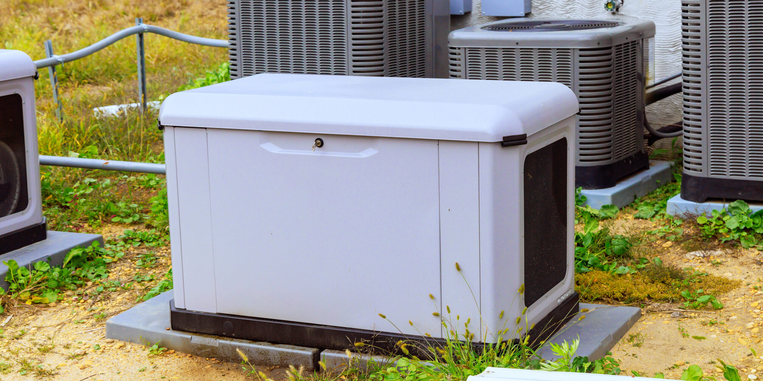 A generator powered by natural gas near your home can provide emergency electric power in case of an emergency