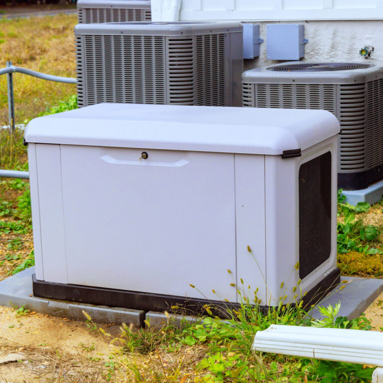 A generator powered by natural gas near your home can provide emergency electric power in case of an emergency